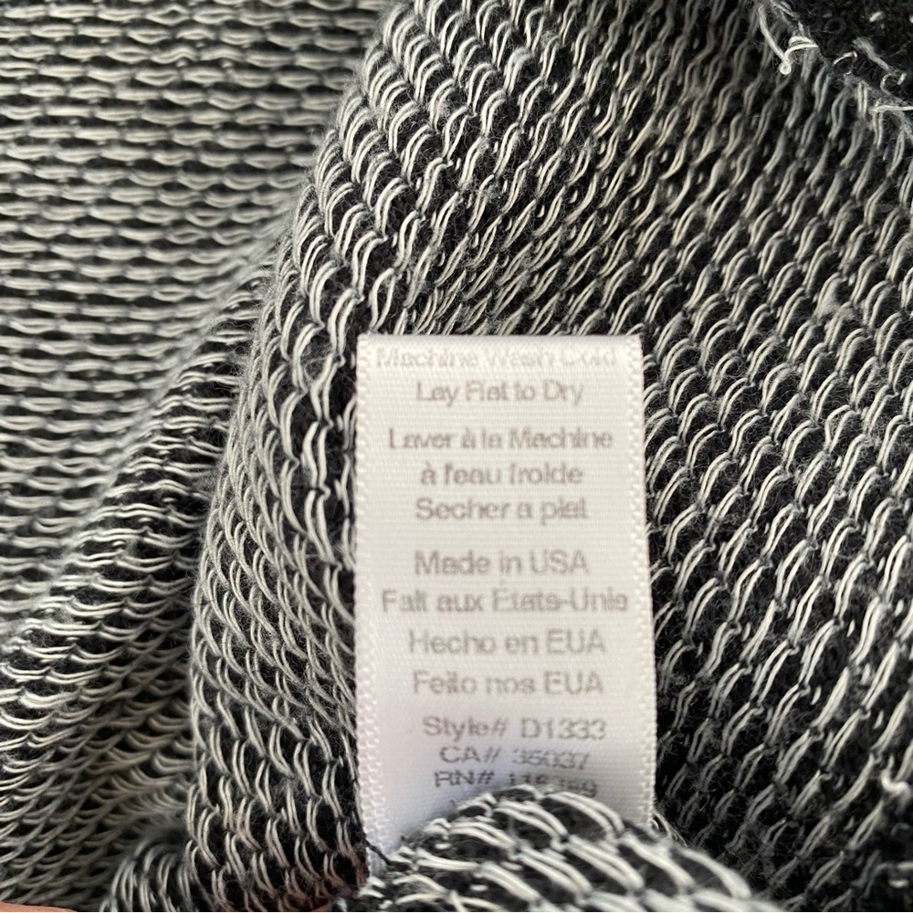 Anthropologie Puella Women's Textured Abingdon Dress Extra Small Gray/Black - Picture 8 of 8